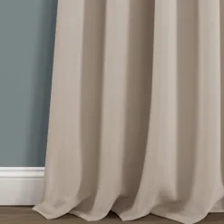 Curtains & Drapes-Kirkland's Home Wheat Knotted Curtain Panel Set, 84 In. Tan