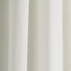 Curtains & Drapes-Kirkland's Home White And Black Embroidered Curtain Panel, 84 In. White/Black