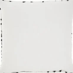 Pillows-Kirkland's Home White And Black Tufted Geo Throw Pillow White/Black