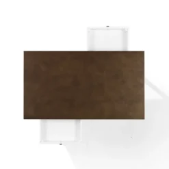 Kitchen Islands & Bar Carts-Kirkland's Home White And Brown Wood Kitchen Island White/Brown