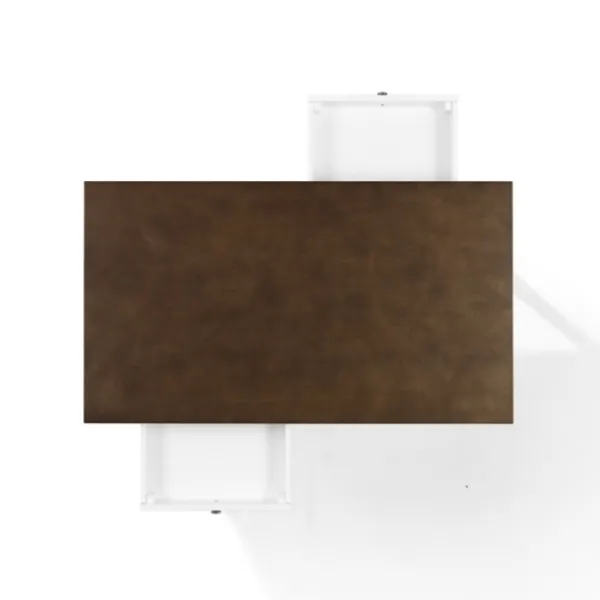 Kitchen Islands & Bar Carts-Kirkland's Home White And Brown Wood Kitchen Island White/Brown