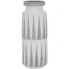 Vases-Kirkland's Home White And Gray Geometric Triangle Vase, 17 In. White/Gray