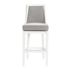 Bar Stools & Counter Height Stools-Kirkland's Home White And Swivel Bar Stools, Set Of 2 Gray