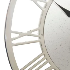 Clocks-Kirkland's Home White Cambrie Ceramic Wall Clock