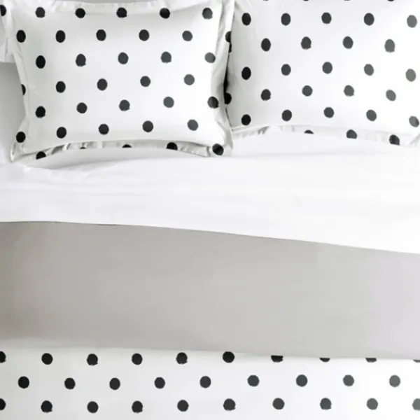 Duvets-Kirkland's Home White Dotted Reversible 2-Pc. Twin Duvet Cover Set White/Gray