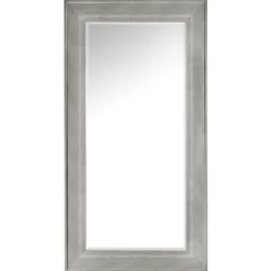 Full Length & Floor Mirrors-Kirkland's Home White Driftwood Framed Leaner Mirror