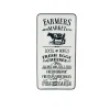 Wall Quotes & Signs-Kirkland's Home White Iron Farmer'S Market Wall Plaque White/Black