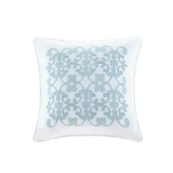 Comforters-Kirkland's Home White Quilted King 5-Pc. Comforter Set White/Blue