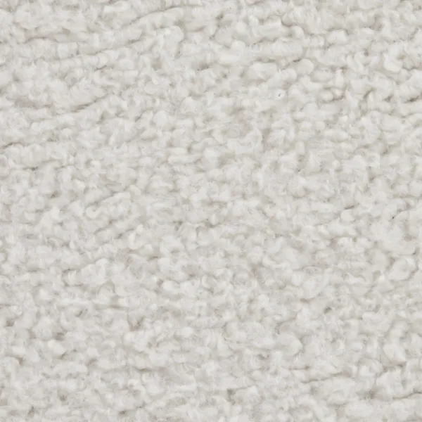 Benches & Ottomans-Kirkland's Home White Upholstered Wood Trim Ottoman White/Tan