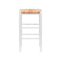 Bar Stools & Counter Height Stools-Kirkland's Home White Wood Grass Backless 2-Pc. Counter Stool Set Tan