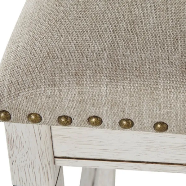 Kitchen Islands & Bar Carts-Kirkland's Home White Wood Linen 3-Pc. Usb Island And Stool Set