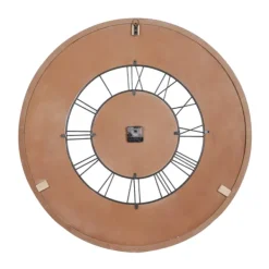 Clocks-Kirkland's Home White Wood Vintage Farmhouse Clock
