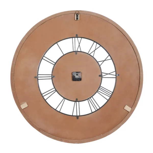 Clocks-Kirkland's Home White Wood Vintage Farmhouse Clock