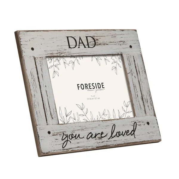Picture Frames-Kirkland's Home Whitewashed Dad Picture Frame, 5X7