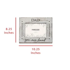 Picture Frames-Kirkland's Home Whitewashed Dad Picture Frame, 5X7