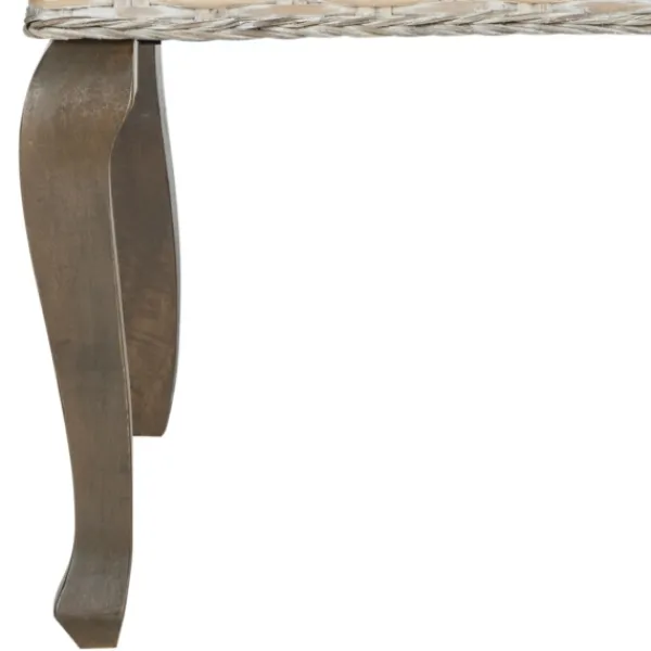 Dining Chairs-Kirkland's Home Whitewashed Kubu Rattan Dining Chairs, Set Of 2 Ivory