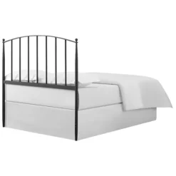 Beds & Headboards-Kirkland's Home Whitley Metal Slat Full/Queen Headboard Black