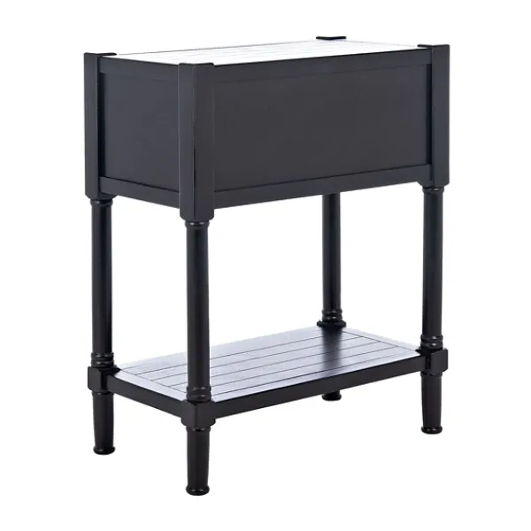 Console Tables-Kirkland's Home Wilbert 3-Drawer Console Table Black