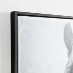Framed Art-Kirkland's Home Wild Horse Framed Canvas Art Print Black/White