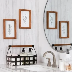 Framed Art-Kirkland's Home Wildflower Stems Framed Art Prints, Set Of 2 White/Black