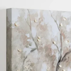 Canvas Art-Kirkland's Home Willow Peace Tree Canvas Art Print Gray/White