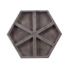 Wall Plaques-Kirkland's Home Wimbly Octagon Wall Plaque Gray