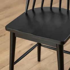 Bar Stools & Counter Height Stools-Kirkland's Home Windsor Counter Stool Black