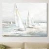 Canvas Art-Kirkland's Home Windswept Sails I Canvas Art Print White/Blue