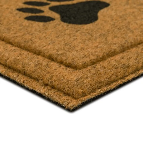 Doormats-Kirkland's Home Wipe Your Paws Welcome Mat Brown/Black