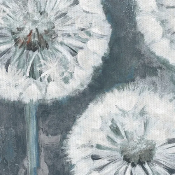 Canvas Art-Kirkland's Home Wishing Blue Light Canvas Art Print, 54X27 In. Blue/Gray/White