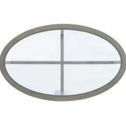 Coffee Tables-Kirkland's Home Wood & Glass Top 3-Pc. Table Set Gray