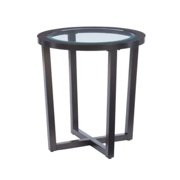 Coffee Tables-Kirkland's Home Wood & Glass Top 3-Pc. Table Set Brown