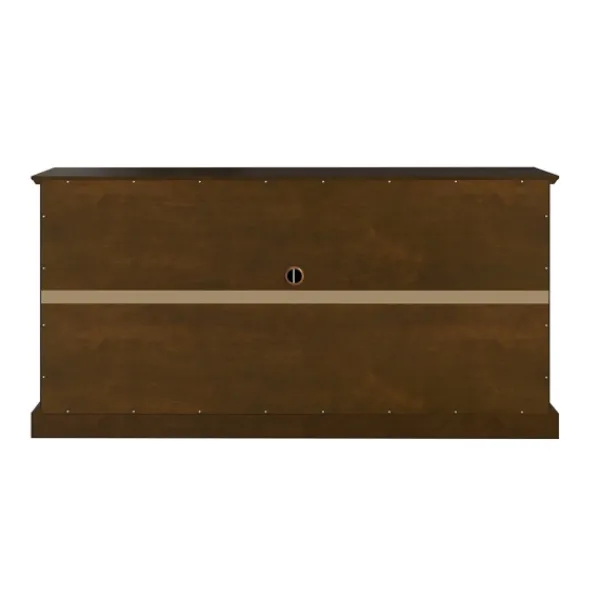 Tv Stands & Media Consoles-Kirkland's Home Wood And Glass 4-Door Media Cabinet Brown