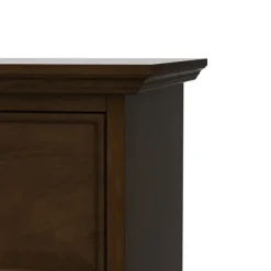 Tv Stands & Media Consoles-Kirkland's Home Wood And Glass 4-Door Media Cabinet Brown