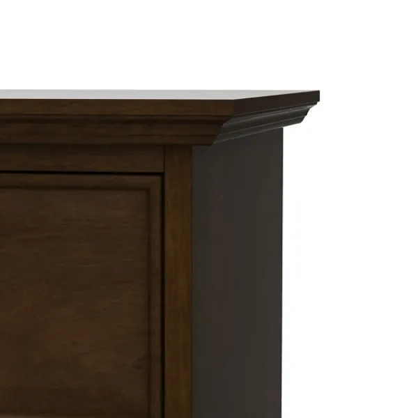 Tv Stands & Media Consoles-Kirkland's Home Wood And Glass 4-Door Media Cabinet Brown