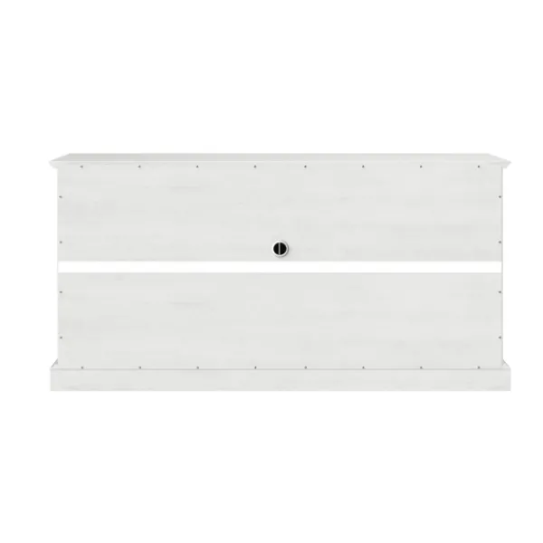 Tv Stands & Media Consoles-Kirkland's Home Wood And Glass 4-Door Media Cabinet White