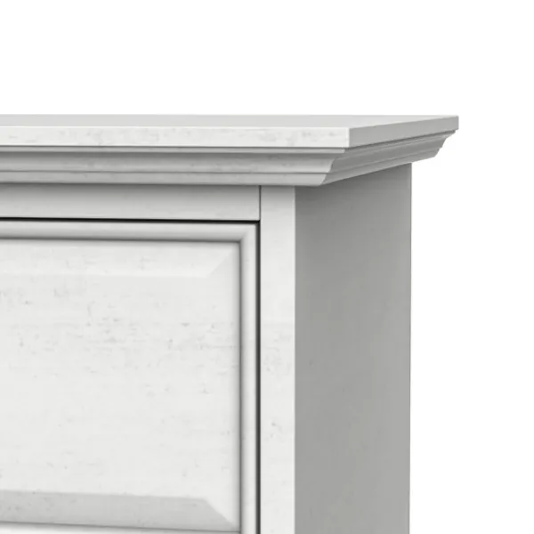 Tv Stands & Media Consoles-Kirkland's Home Wood And Glass 4-Door Media Cabinet White