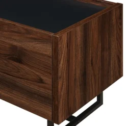 Tv Stands & Media Consoles-Kirkland's Home Wood And Metal 2-Door Media Console Brown