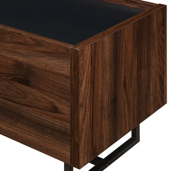 Tv Stands & Media Consoles-Kirkland's Home Wood And Metal 2-Door Media Console Brown