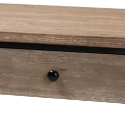 Coffee Tables-Kirkland's Home Wood And Metal 2-Drawer Coffee Table Brown
