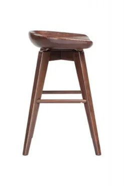 Bar Stools & Counter Height Stools-Kirkland's Home Wood Backless Swivel Counter Stool Brown