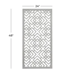 Wall Plaques-Kirkland's Home Wood Carved Diamonds Wall Plaque Gray