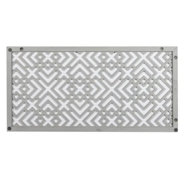 Wall Plaques-Kirkland's Home Wood Carved Diamonds Wall Plaque Gray