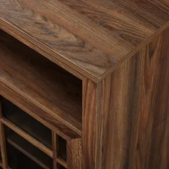 Tv Stands & Media Consoles-Kirkland's Home Wood 2-Door Led Fireplace Cabinet Brown