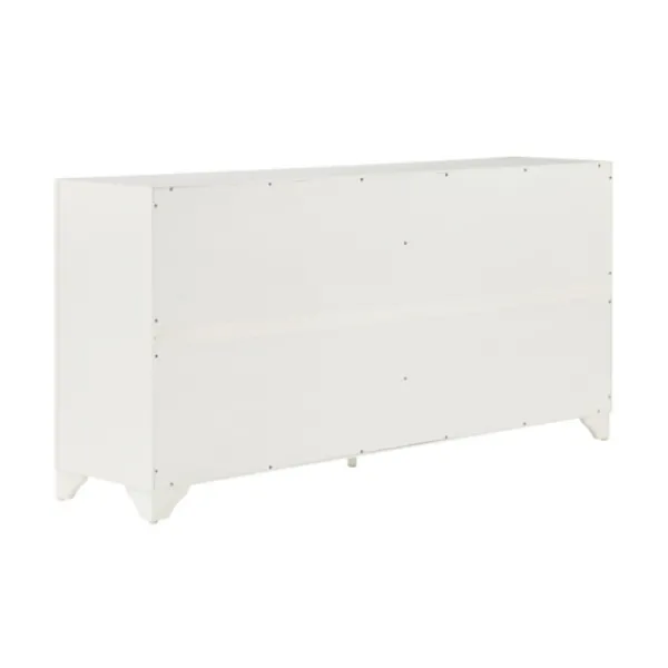 Cabinets & Sideboards-Kirkland's Home Wood 4-Door Sideboard Cabinet White