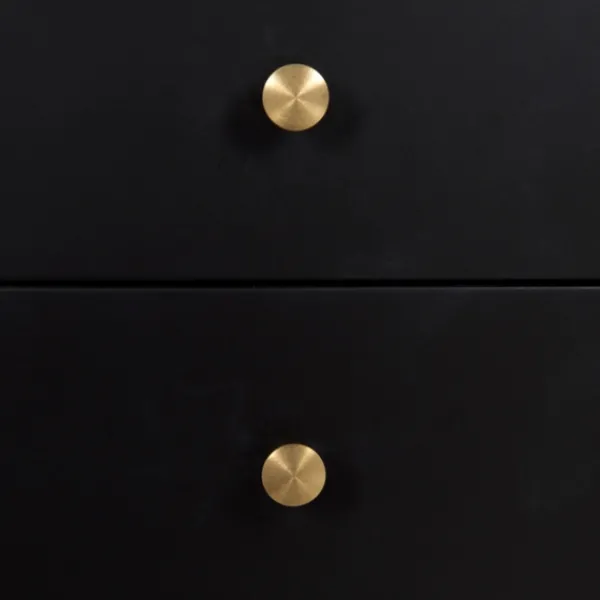 Accent & End Tables-Kirkland's Home Wood 2-Drawer Finco Accent Table Black