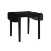 Dining Tables-Kirkland's Home Wood Drop Leaf Dining Table Black