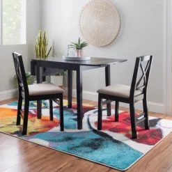Dining Sets-Kirkland's Home Wood Drop Leaf 3-Pc. Dining Set Black