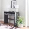 Office Furniture-Kirkland's Home Wood Extendable Desk Gray