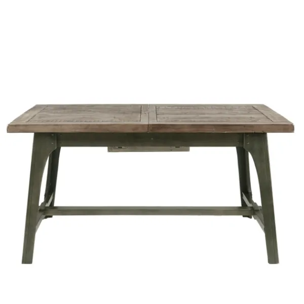 Dining Tables-Kirkland's Home Wood Extendable Dining Table Gray